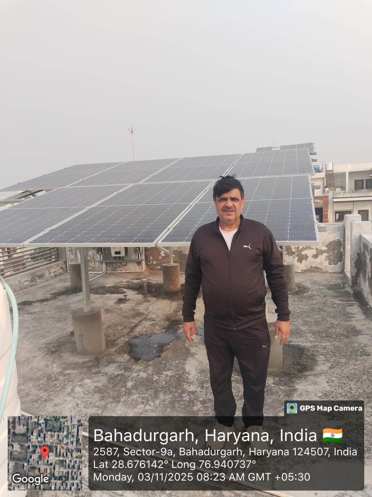 Solar installation by Sun Shine Solar Solutions at Sector 9A, Bahadurgarh